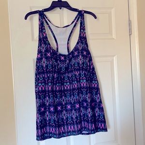 Tanking razor back swim top